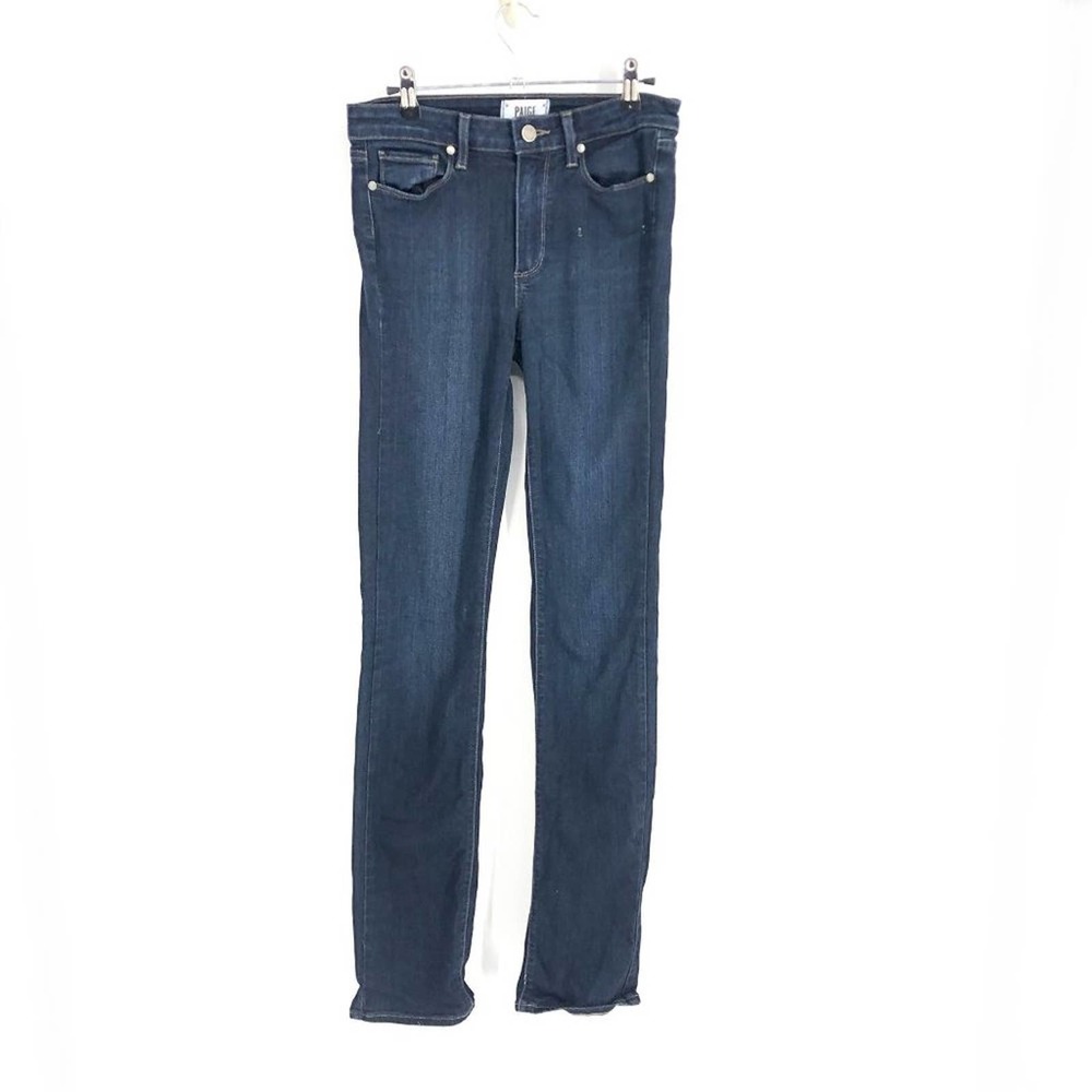 Paige Jeans Tall Dark Wash Straight Sz 27 Inseam 32